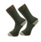 Wintersocken aus Merino in der Farbe grĂźn